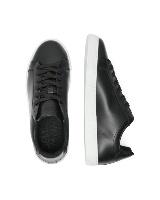 SELECTED Sneaker Slhevan in Black für Herren