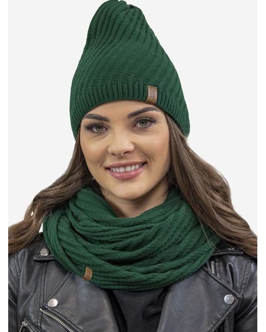 Vivience Green Mütze 7017 Set