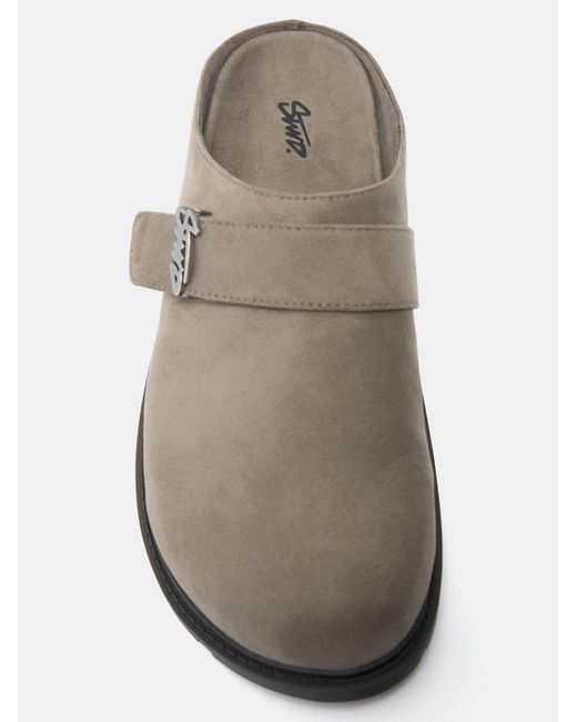 Pull&Bear Pantolette Stwd in Gray für Herren