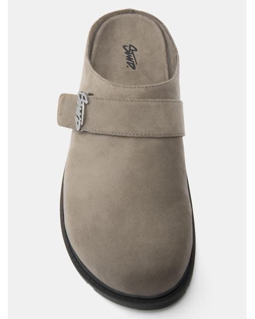 Pull&Bear Pantolette Stwd in Gray für Herren