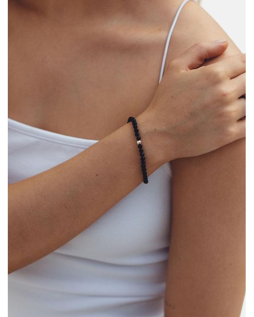 GOOD.designs Perlenarmband in Black für Herren