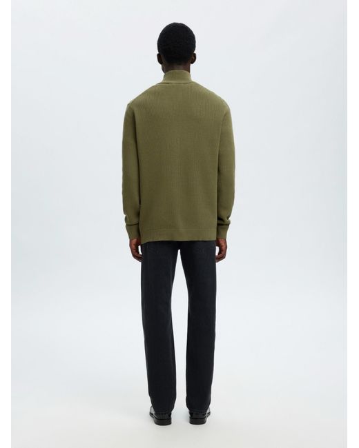 SELECTED Pullover Slhdane in Green für Herren