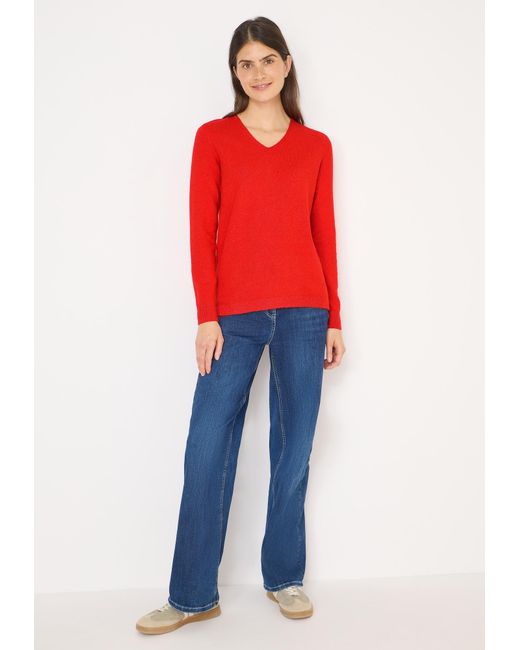 Cecil Red Pullover