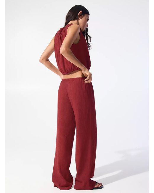 Pull&Bear Red Bluse