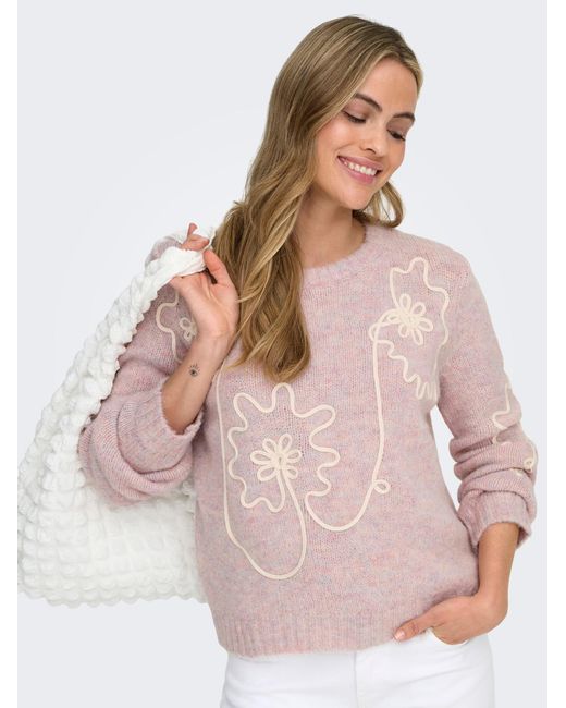 ONLY Pink Pullover Onlalta