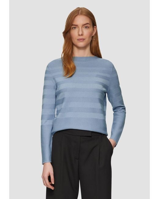 S.oliver Blue Oliver Label Pullover