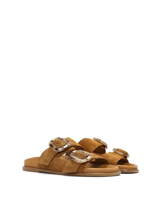 Derimod Brown Pantolette