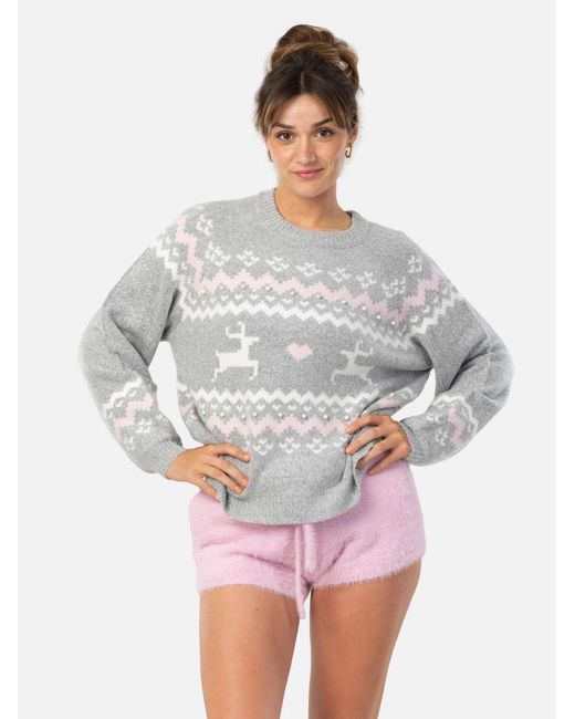 LEAFLETIC White Pullover Pullover Sweater