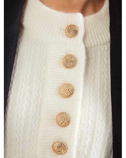 Morgan White Pullover Mesange