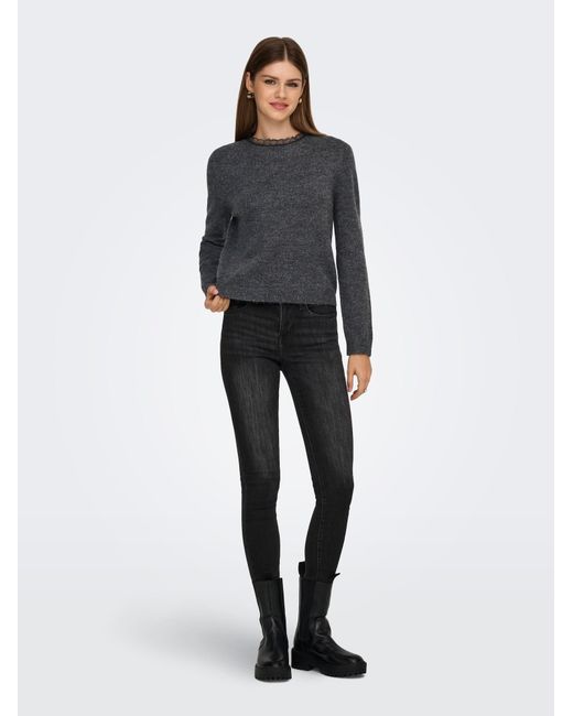 ONLY Gray Pullover Onltammy