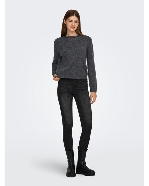 ONLY Gray Pullover Onltammy