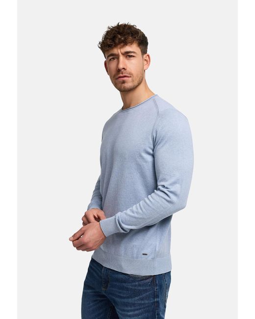 INDICODE Pullover Gamal in Blue für Herren