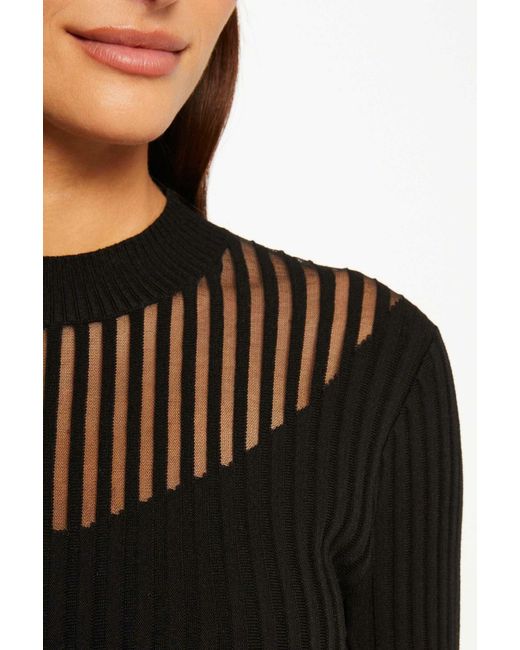 Morgan Black Pullover Mandrin