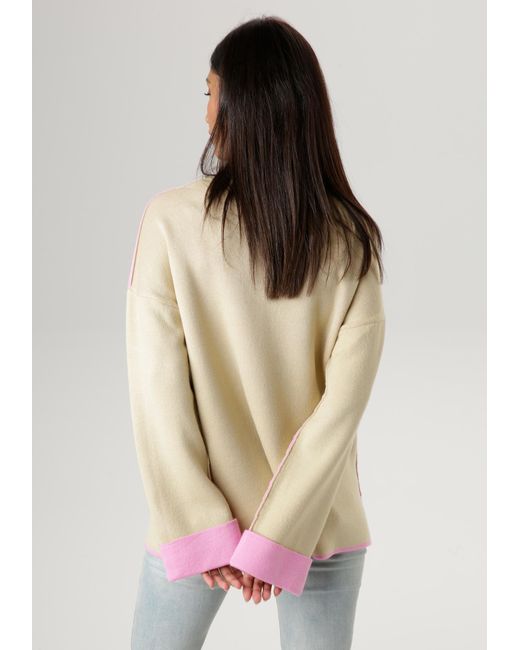 Aniston SELECTED Natural Pullover