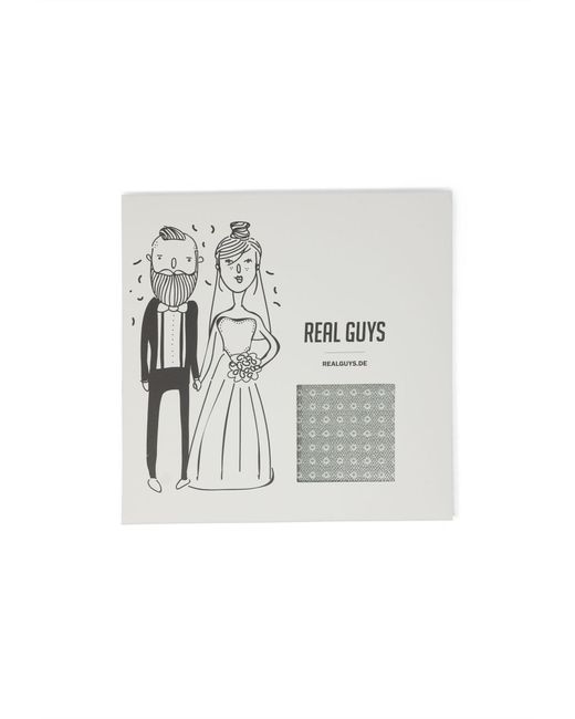 REAL GUYS Einstecktuch in Gray für Herren