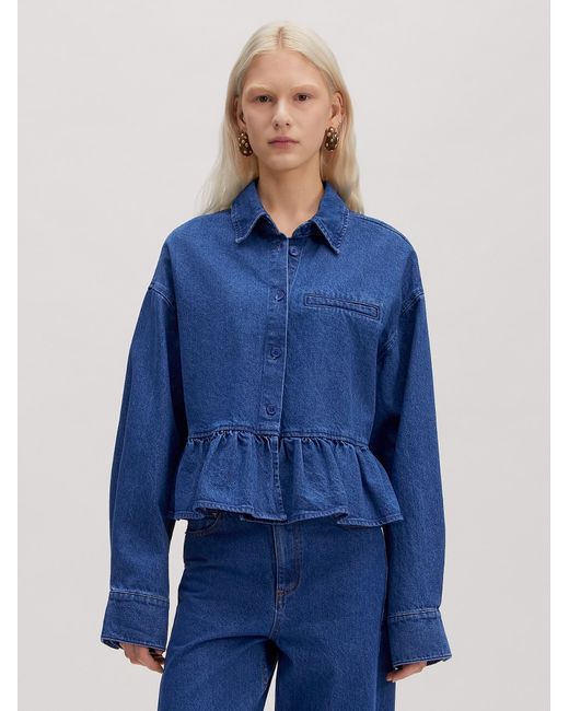 EDITED Blue Bluse Bibi