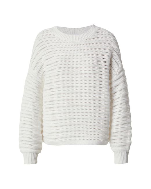 Comma, White Pullover