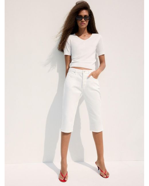 Mango White Pullover Escudell