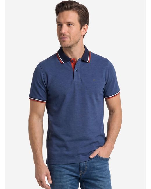 Redmond Shirt Basic in Blue für Herren