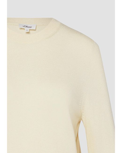 S.oliver White Strickpullover