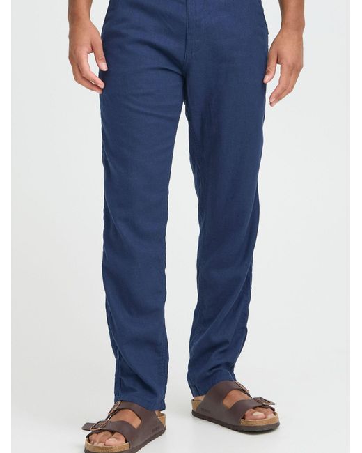 Blend Leinenhose Bhlikan in Blue für Herren