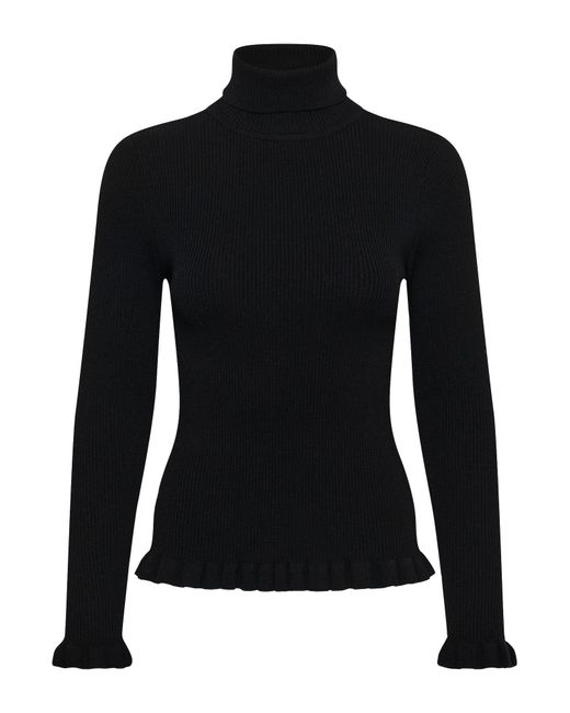 Cream Black Pullover Crdela