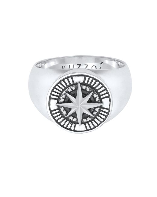 Kuzzoi Ring 'siegelring in White für Herren
