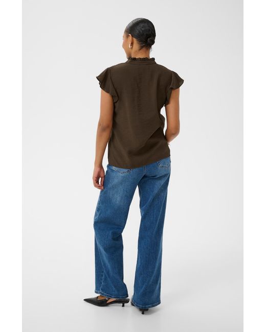Kaffe Brown Bluse Sonj