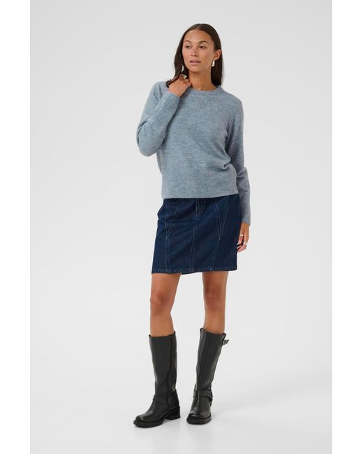 Kaffe Blue Pullover Niel