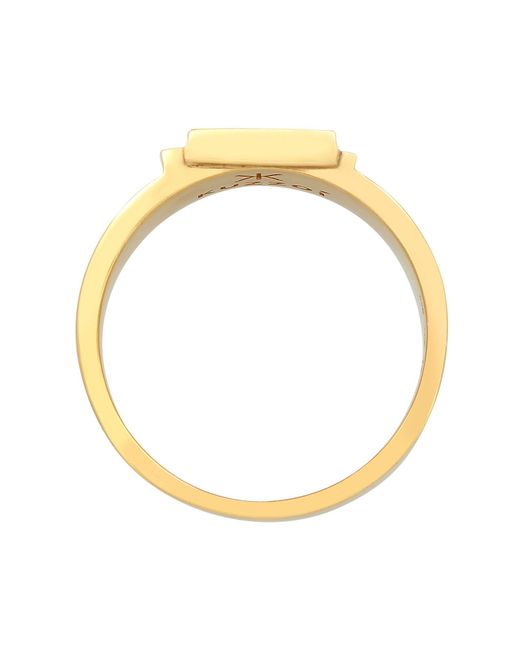 Kuzzoi Ring in Metallic für Herren