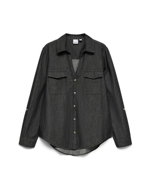 Vero Moda Black Hemd Vmbumpy