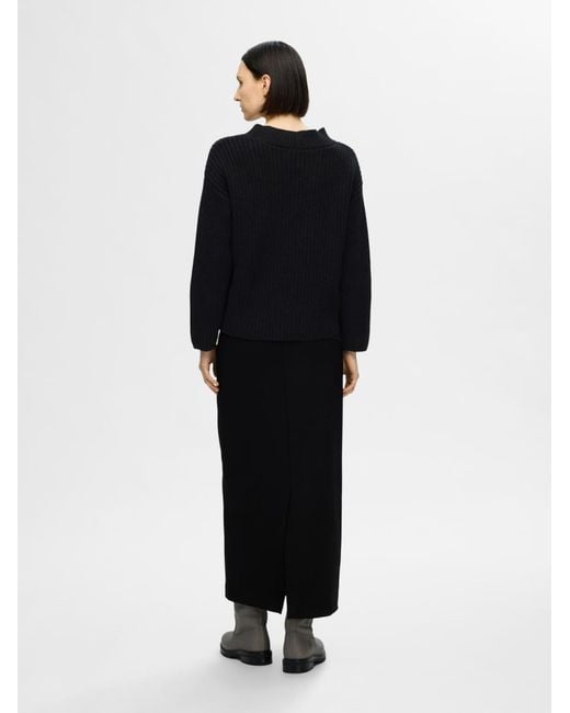 SELECTED Black Pullover Slfselma