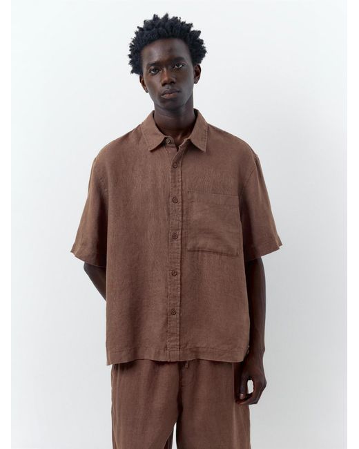 Pull&Bear Hemd in Brown für Herren