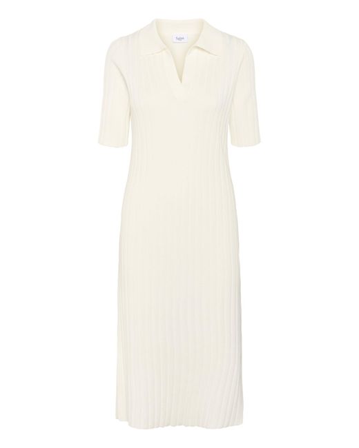 Saint Tropez White Srickkleid 'Juanna'