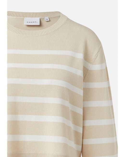Comma, White Pullover