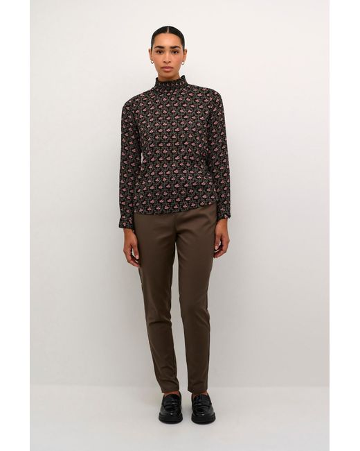 Kaffe Black Bluse Ka Amber