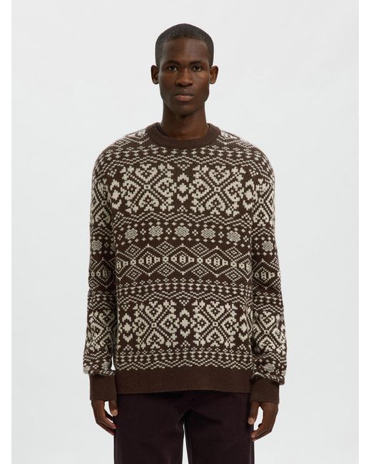 SELECTED Pullover Slhholger in Black für Herren