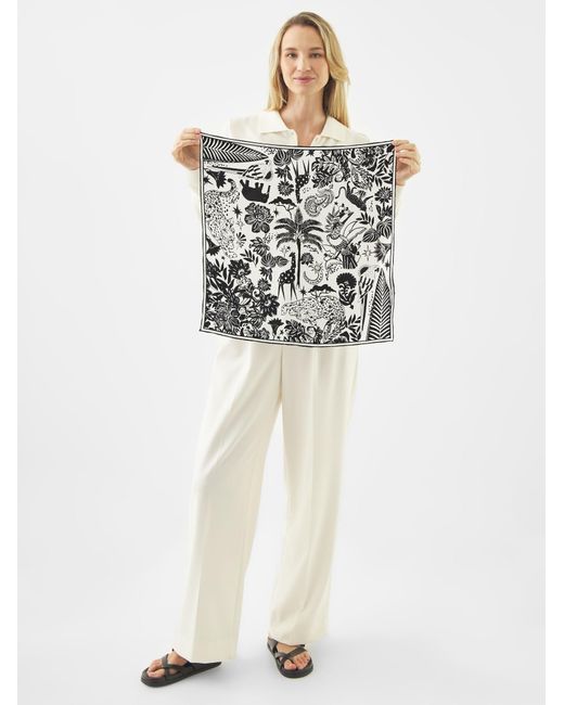 Codello Black Nickituch Mit Dschungel-Motiven