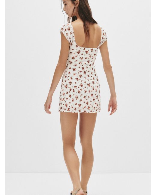 Pull&Bear White Kleid