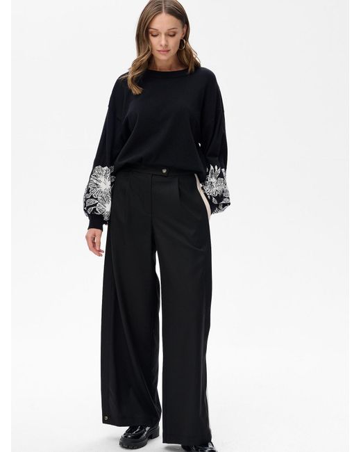 Blue Shadow Black Pullover