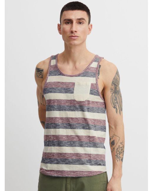 Solid Tanktop 'whicco' in Gray für Herren