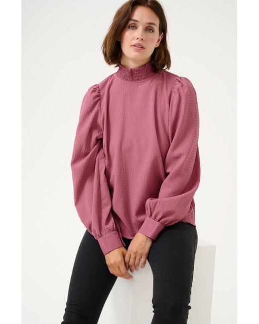 Kaffe Pink Bluse Ditte