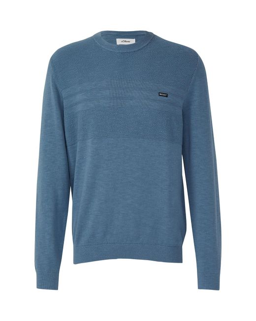 S.oliver Pullover in Blue für Herren