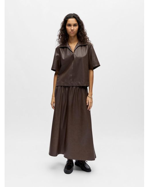 Object Brown Bluse Objemery