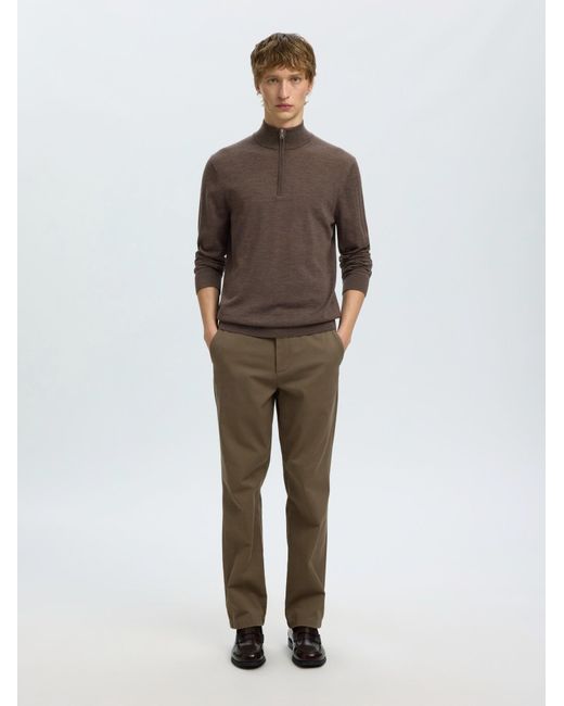 SELECTED Pullover Slhtray in Brown für Herren