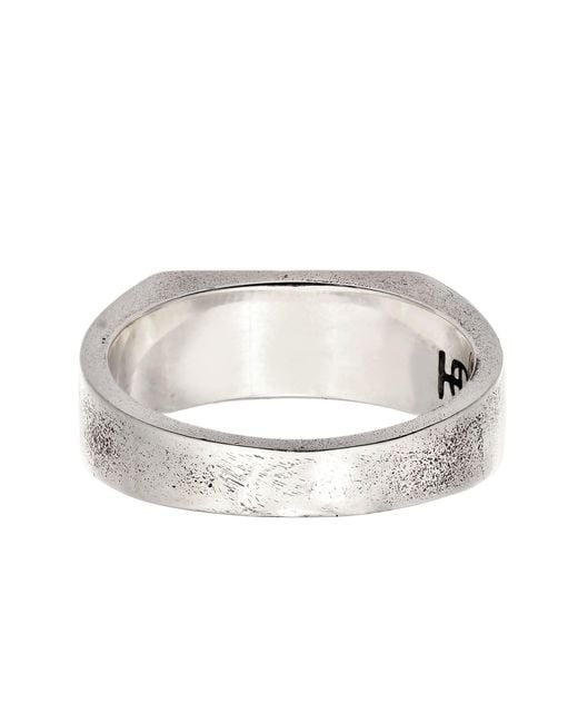 Haze & Glory Ring in White für Herren