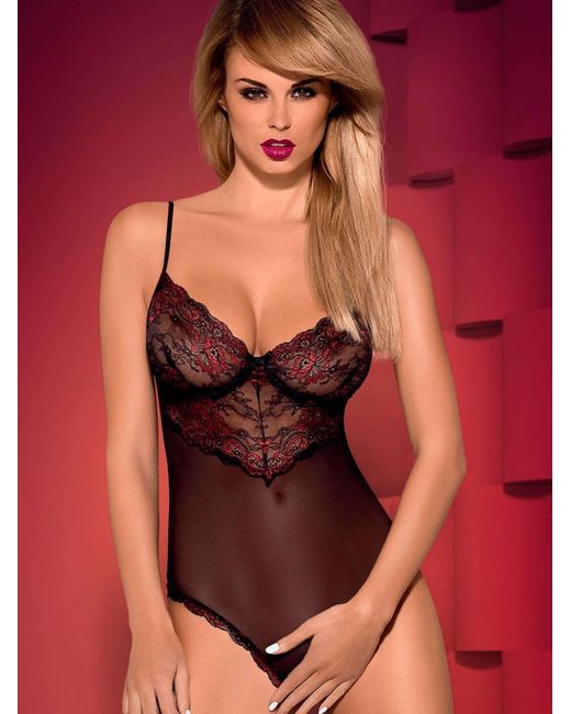 Obsessive Brown Wäschebody Body Musca