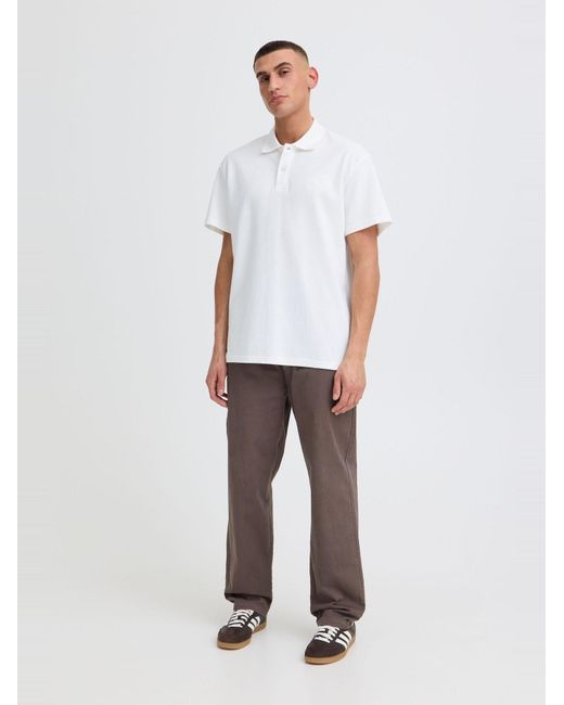 Solid Poloshirt Sdbetova in White für Herren