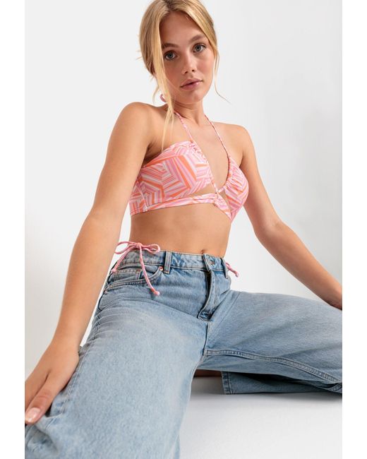 Lscn By Lascana Pink Bikinitop