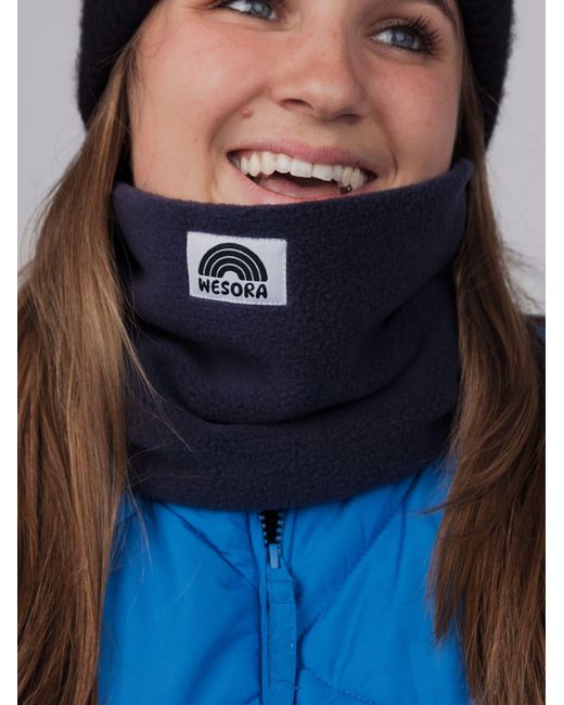 WESORA GmbH Blue Schlauchschal Fleece Neckwarmer